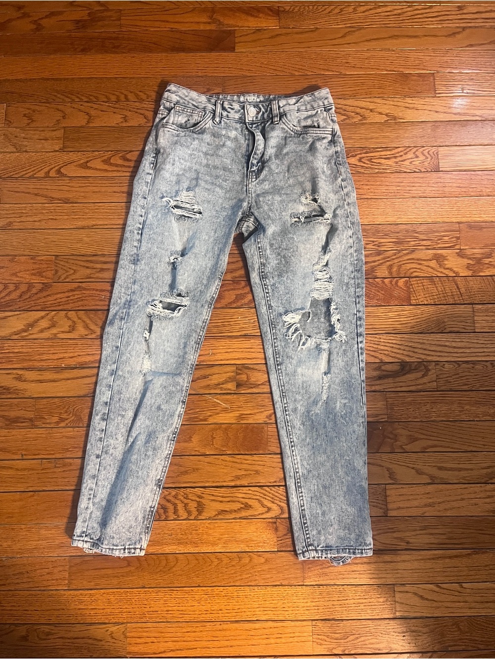 Refuge Denim Mom Relaxed Fit Acid Wash Womens Denim Jeans Size 3 29x26